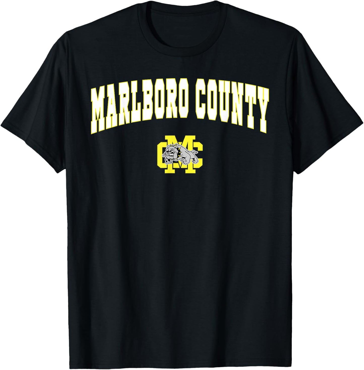 Marlboro County High School Bulldogs T-Shirt - T-Shirt | Black