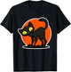 Halloween Black Cat for Cat Lover - Halloween T-Shirt - T-Shirt | Black