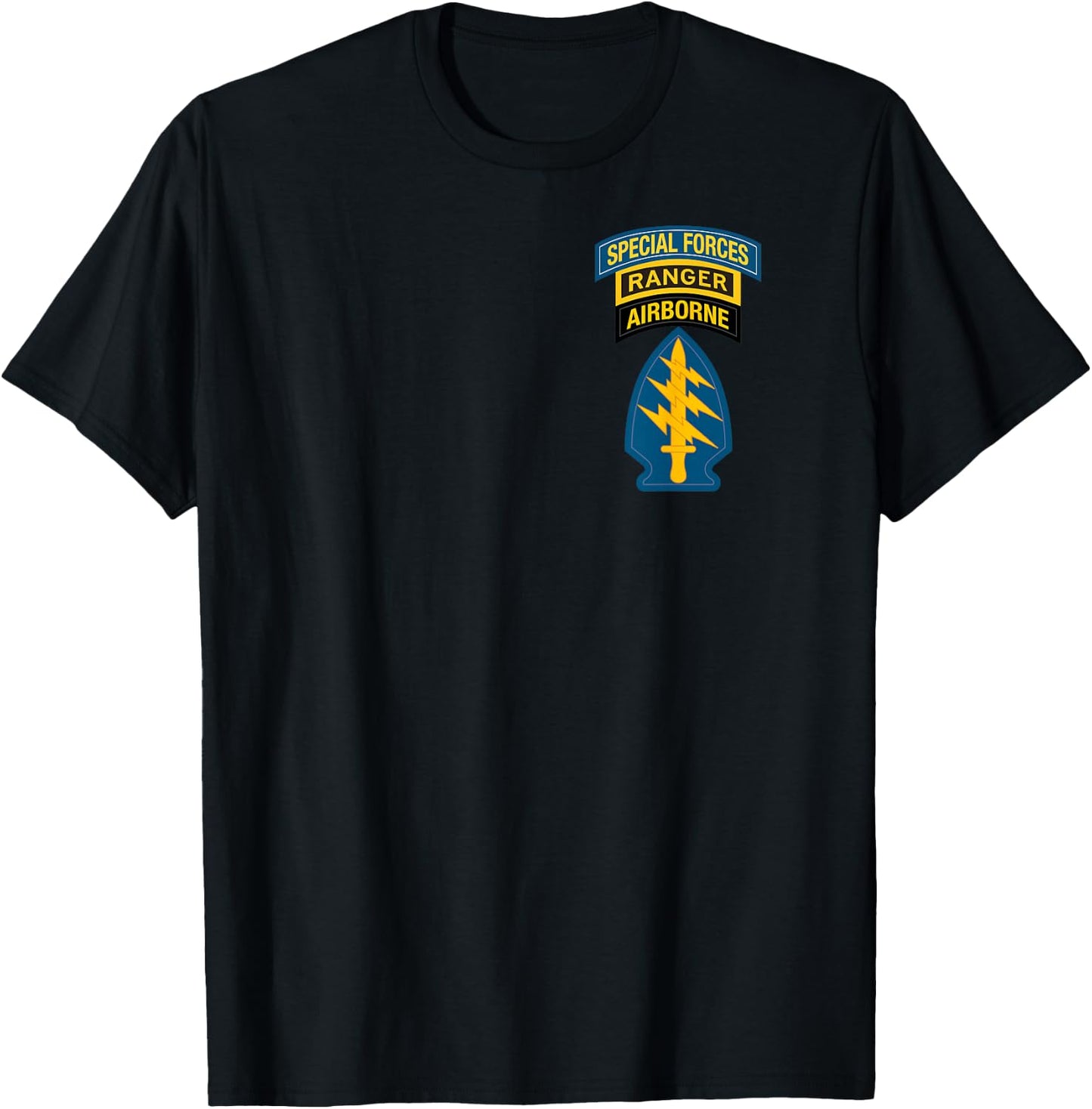 US Special Forces Shirt -Special Forces Ranger Classic T-Shirt - T-Shirt | Black