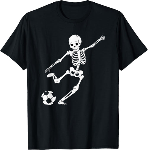 Soccer Skeleton Halloween Men Boys Soccer Player Halloween