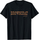 Firefly Iconic Browncoat Distressed Big Chest Text Logo T-Shirt - T-Shirt | Black