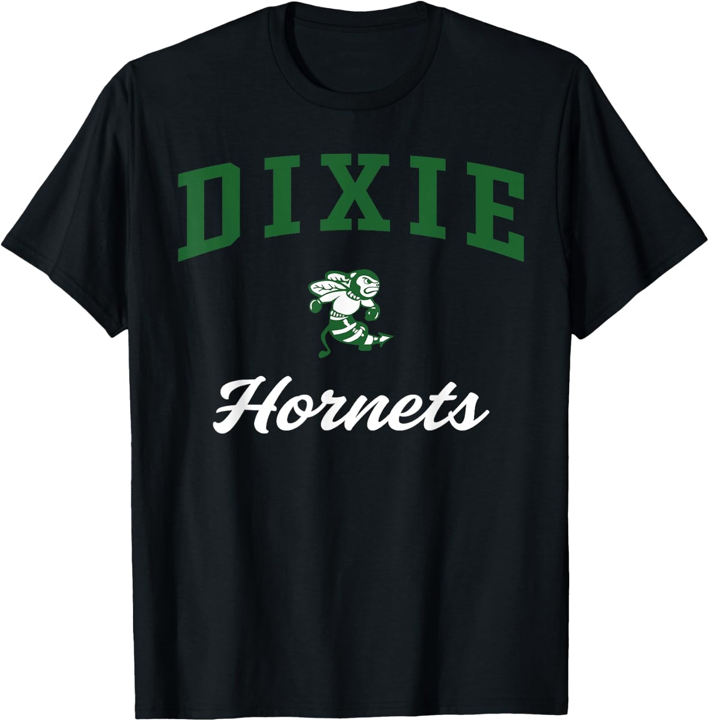 Dixie High School Hornets T-Shirt - T-Shirt | Black