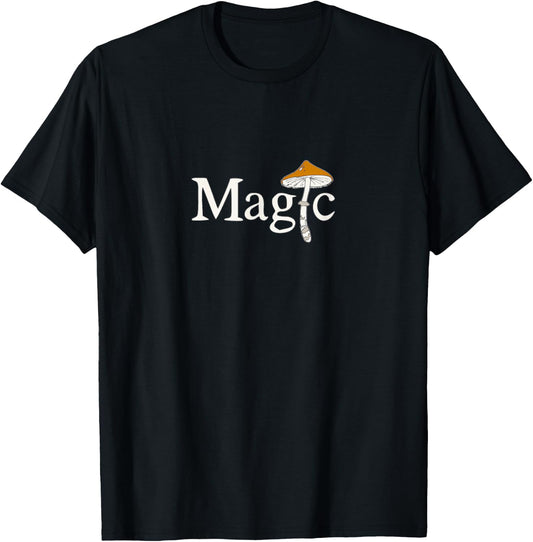 Magic Mushroom T-Shirt - T-Shirt | Black