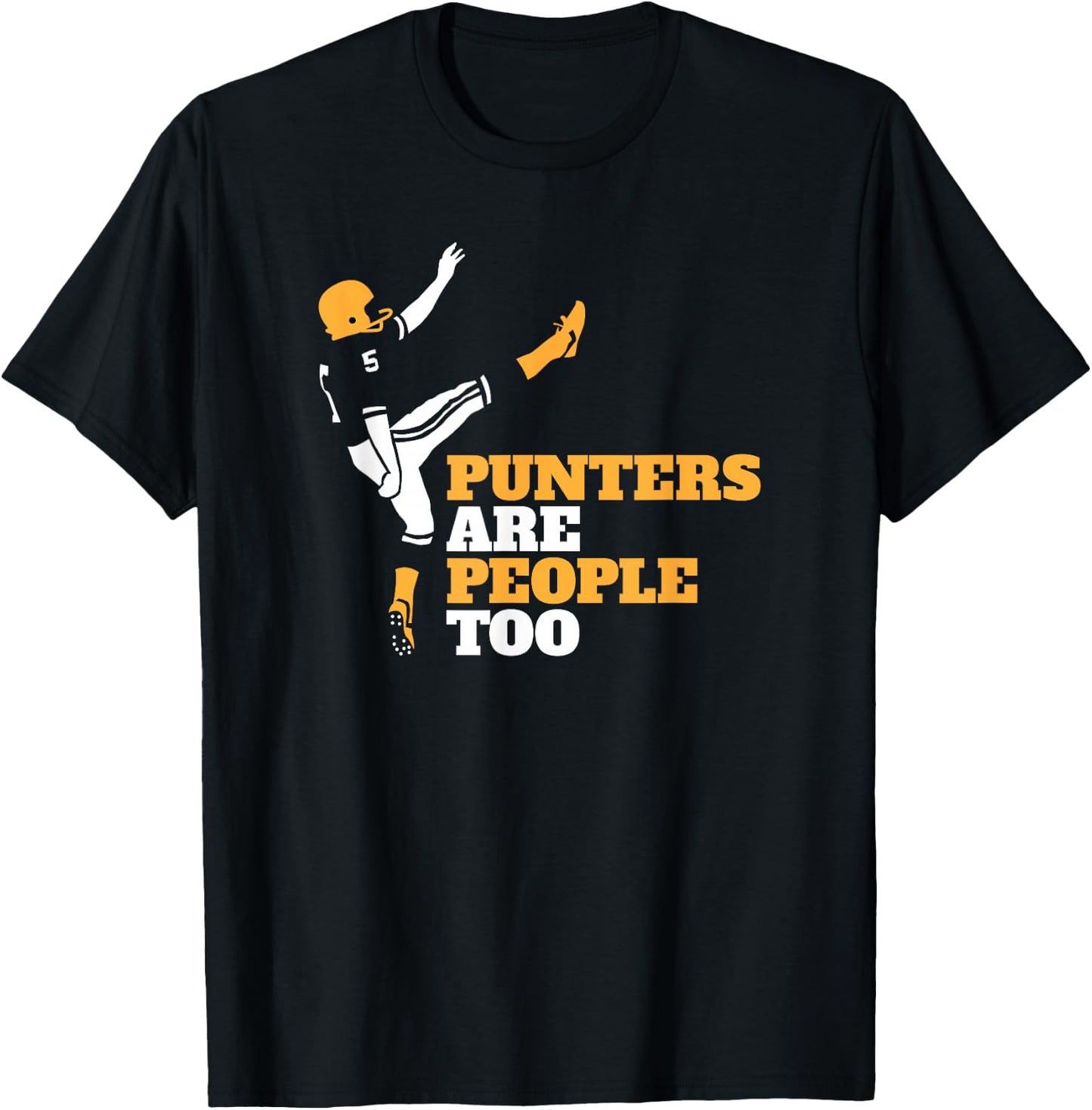 Punters Are People Too T-Shirt - T-Shirt | Black