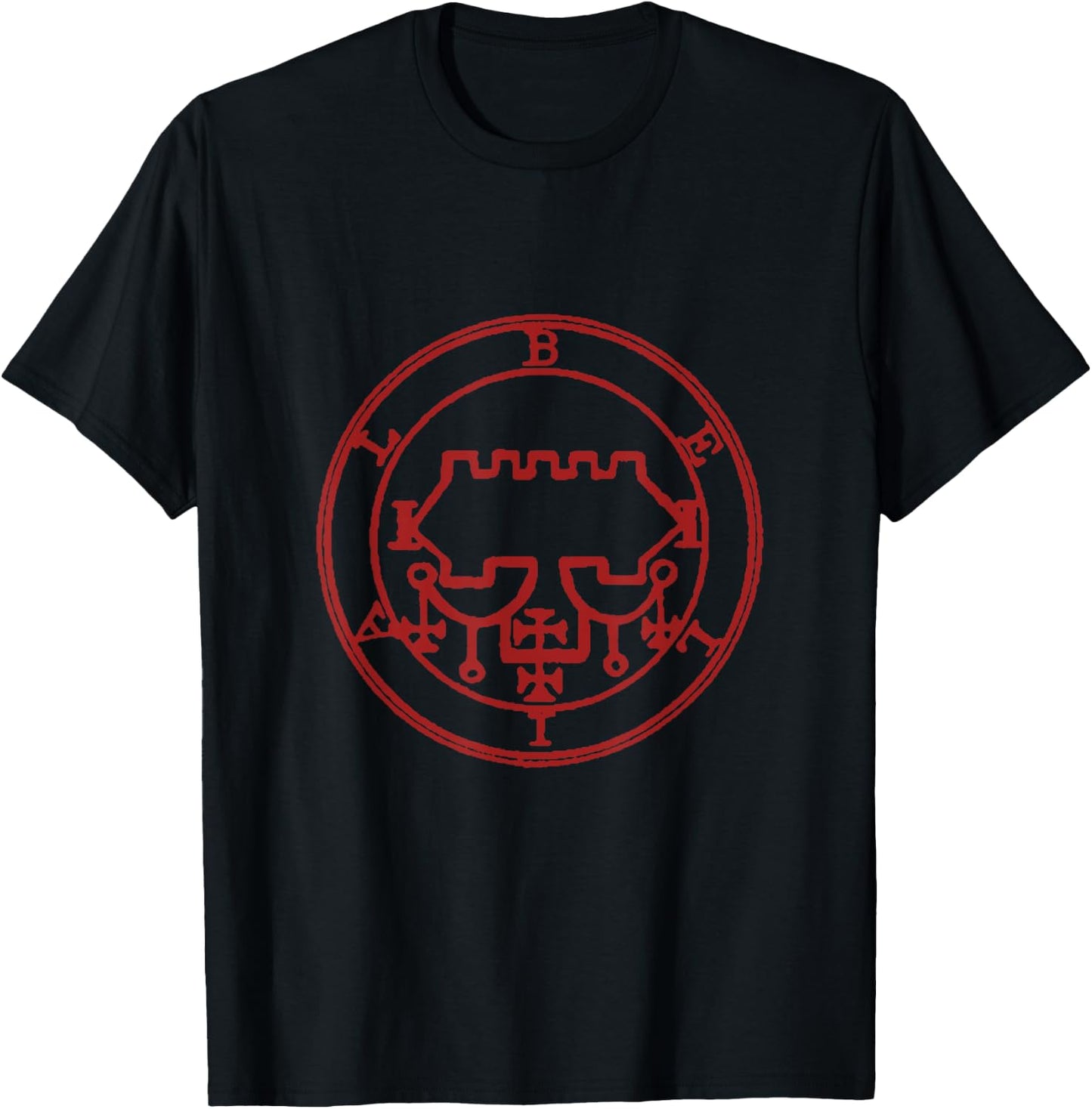 Belial Demon Goetia Grimoire Sigil Magick T-Shirt - T-Shirt | Black