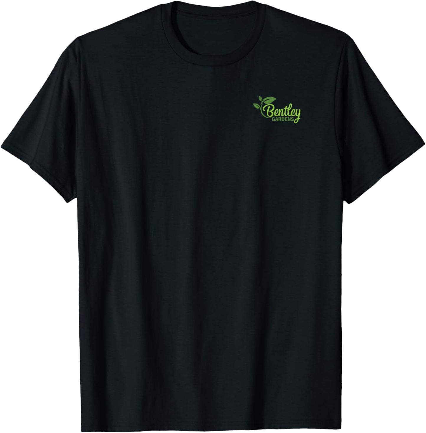 Rusty Salamander Vintage Shade Garden Hosta Graphic T-Shirt - T-Shirt | Black