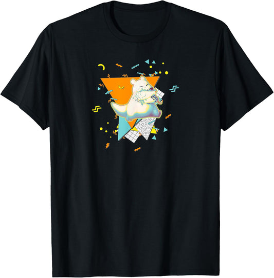 a e s t h e t i c 90s Slugcat Black Small Short Sleeve Classic Fit Cotton Blend Machine Wash T-Shirt - T-Shirt | Black