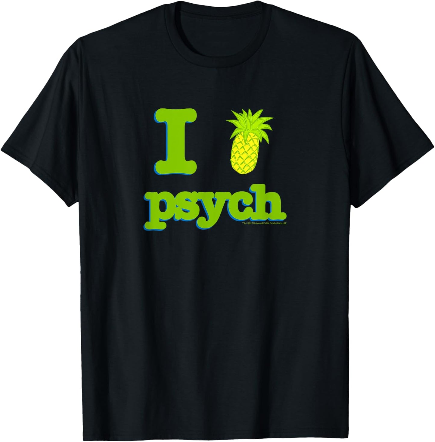 Psych I Love Psych T-Shirt - T-Shirt | Black