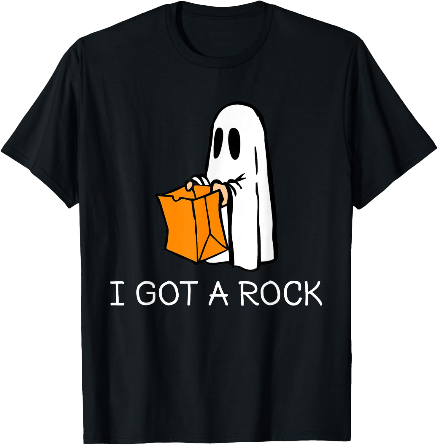 I Got A Rock Trick or Treat T-Shirt - T-Shirt | Black