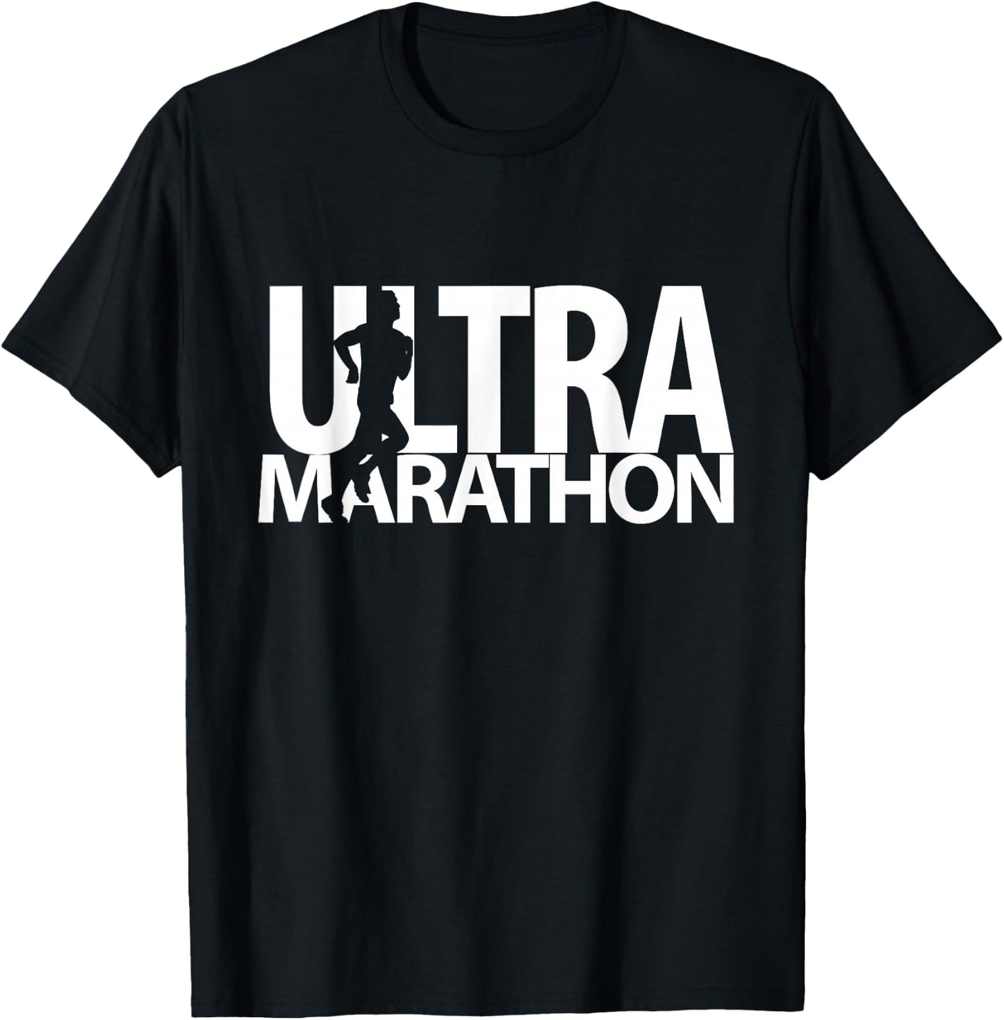 Ultramarathon Ultra Running 50K 100K Long Distance Racer T-Shirt - T-Shirt | Black
