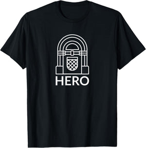 Jukebox Hero Retro Music Design T-Shirt - T-Shirt | Black