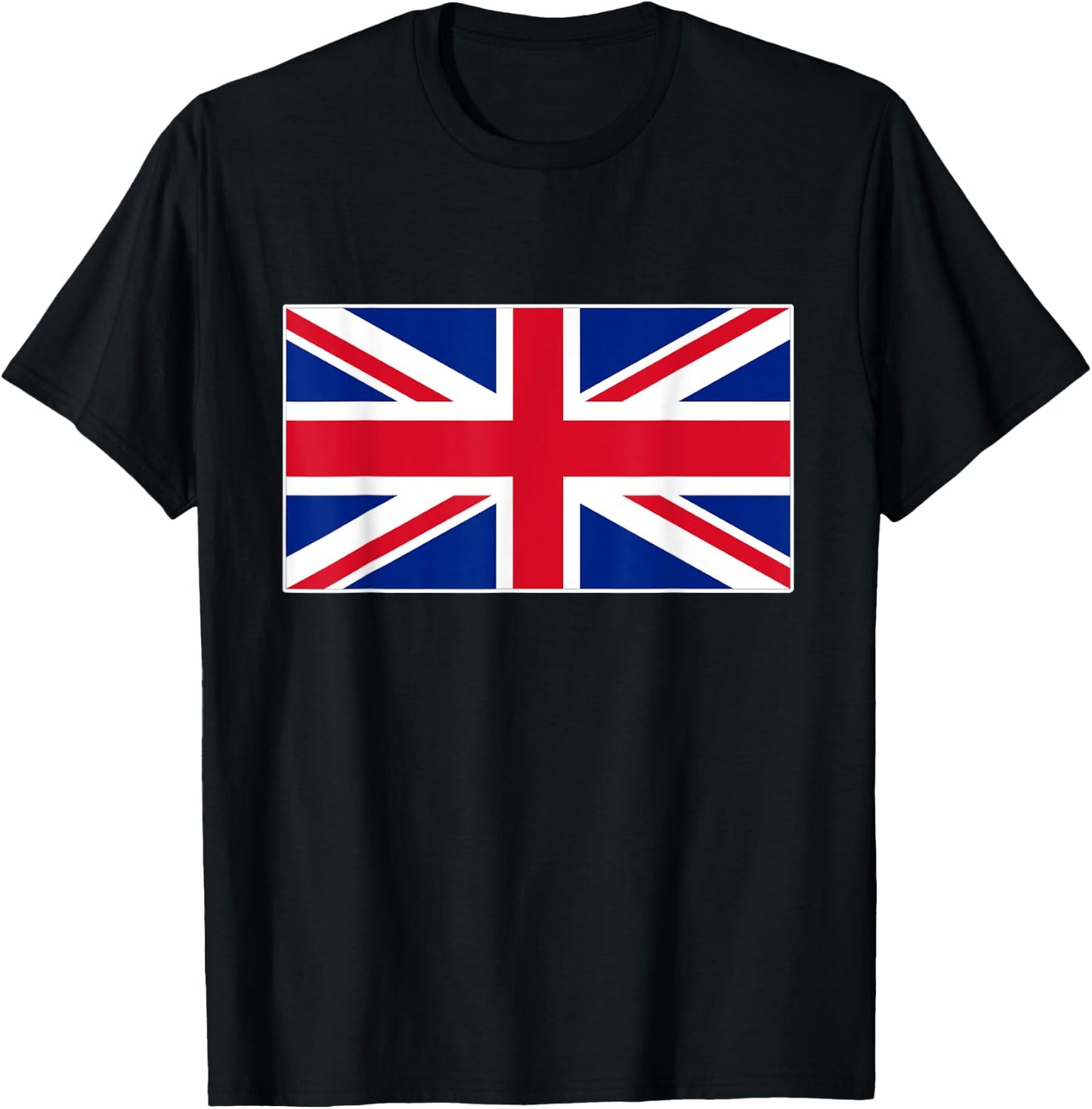 Flag United Kingdom Union Jack British Flags Top T-Shirt - T-Shirt | Black