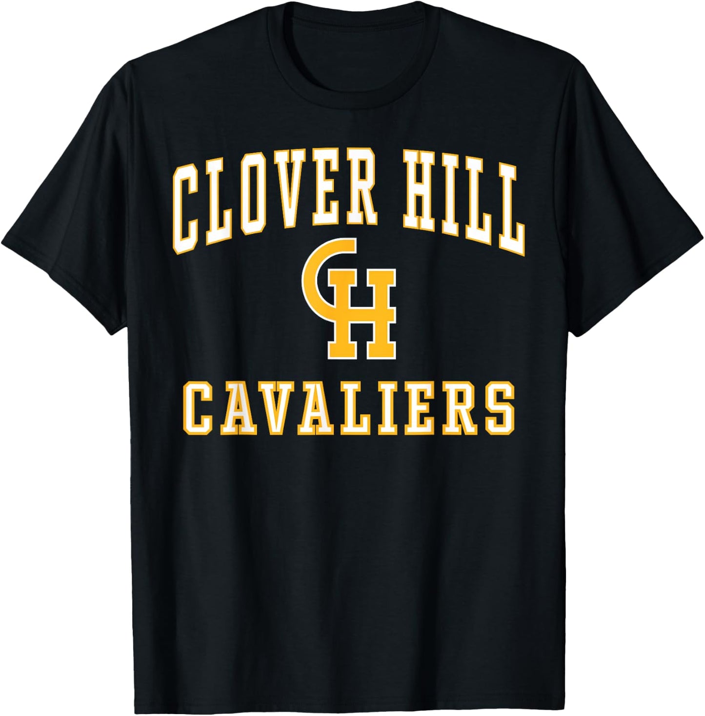 Clover Hill High School Cavaliers C1 T-Shirt - T-Shirt | Black
