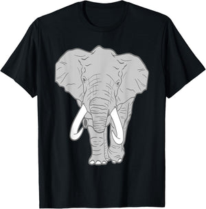 African Elephant Animal Lover Adult T-Shirt - T-Shirt | Black