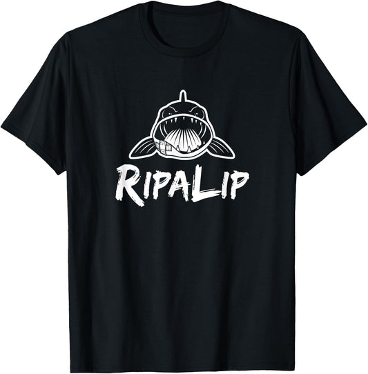 RipaLip Walleye Fishing T-Shirt - T-Shirt | Black