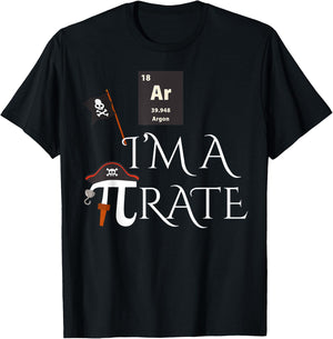 Funny Pirate Gift Ar I'm A Pirate Costume Men Women Kids T-Shirt - T-Shirt | Black