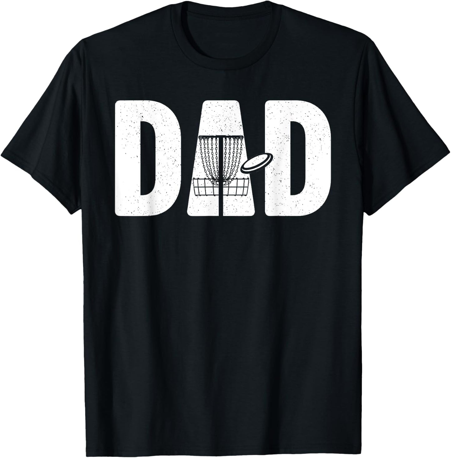 Funny Disc Golf Art For Dad Men Disc Golfer Disc Golf Lover T-Shirt - T-Shirt | Black