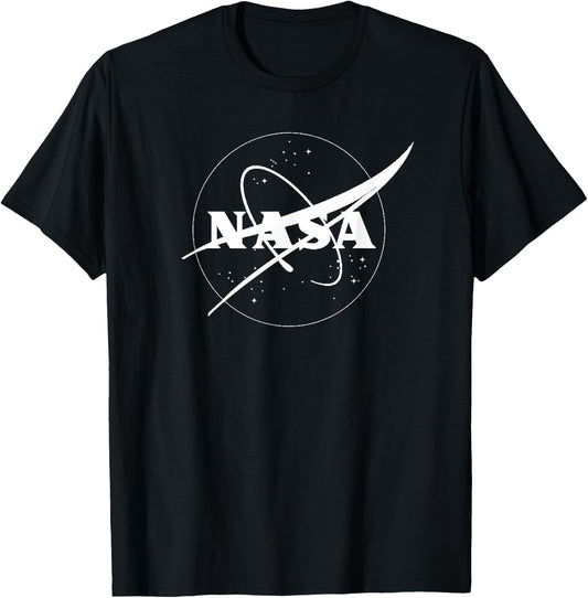 One Color NASA Insignia Logo T-Shirt - T-Shirt | Black