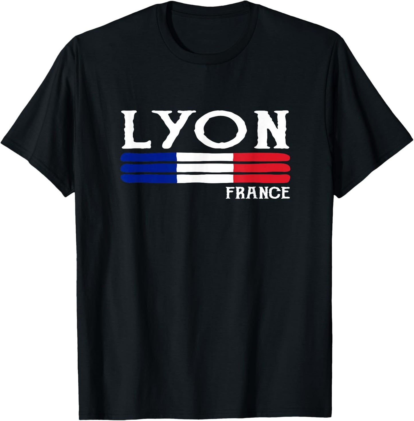 Lyon France T-Shirt - T-Shirt | Black