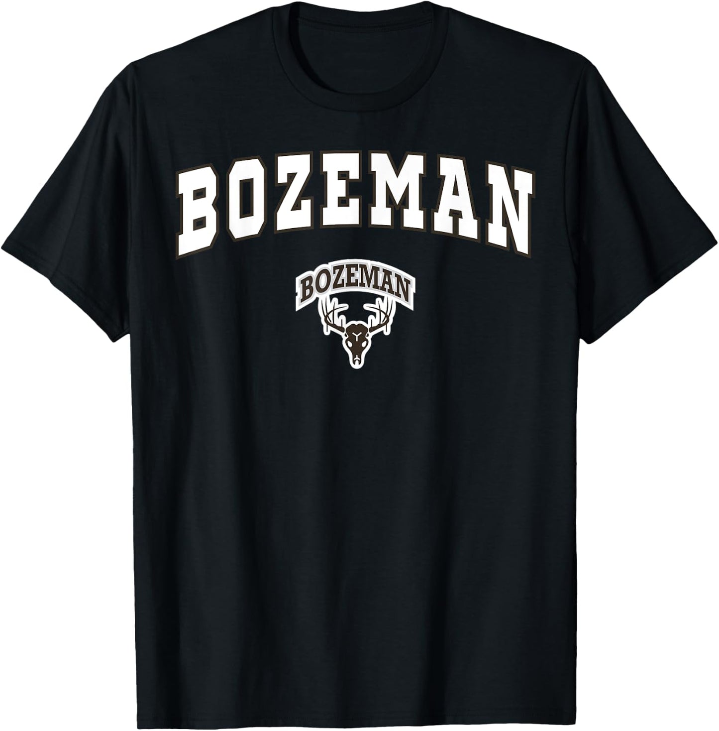Bozeman High School Bucks C2 T-Shirt - T-Shirt | Black