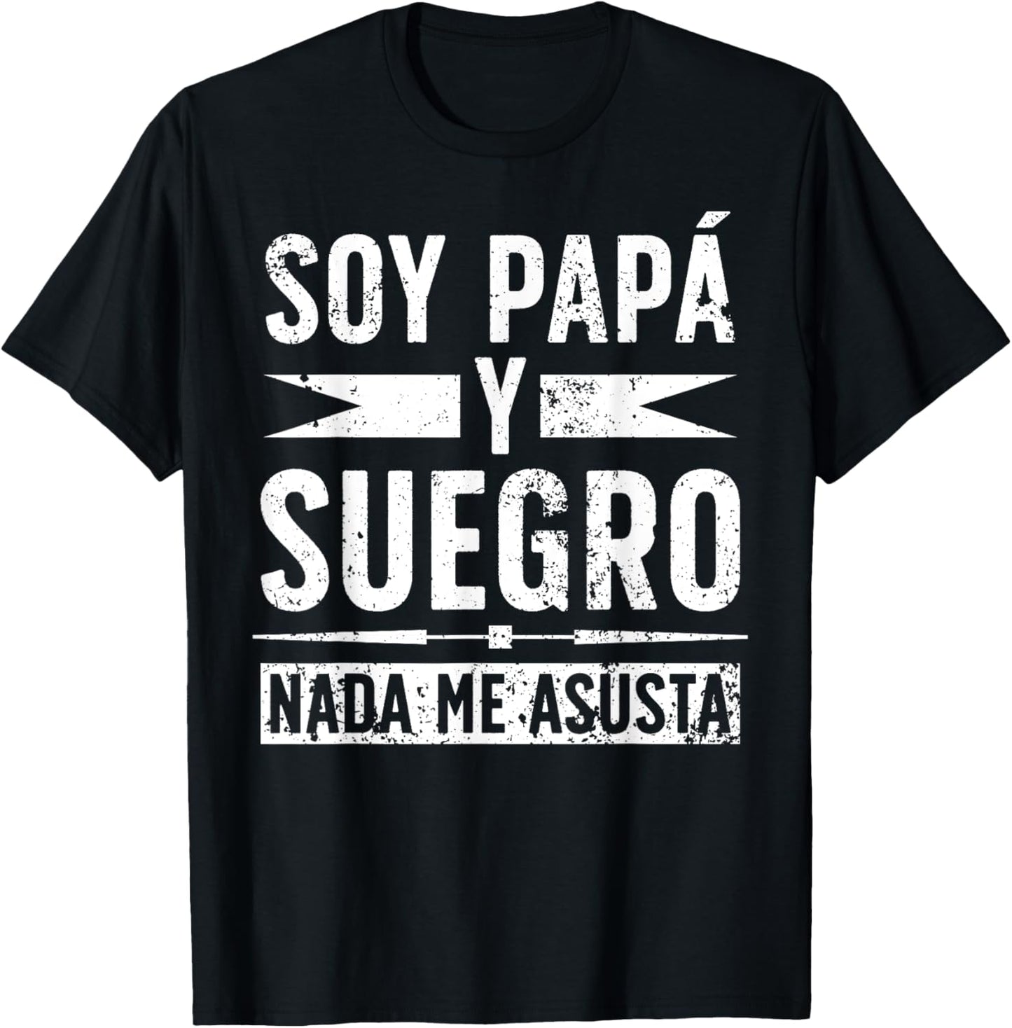 Soy Papá Y Suegro Spanish Father In Law Appreciation T-Shirt - T-Shirt | Black