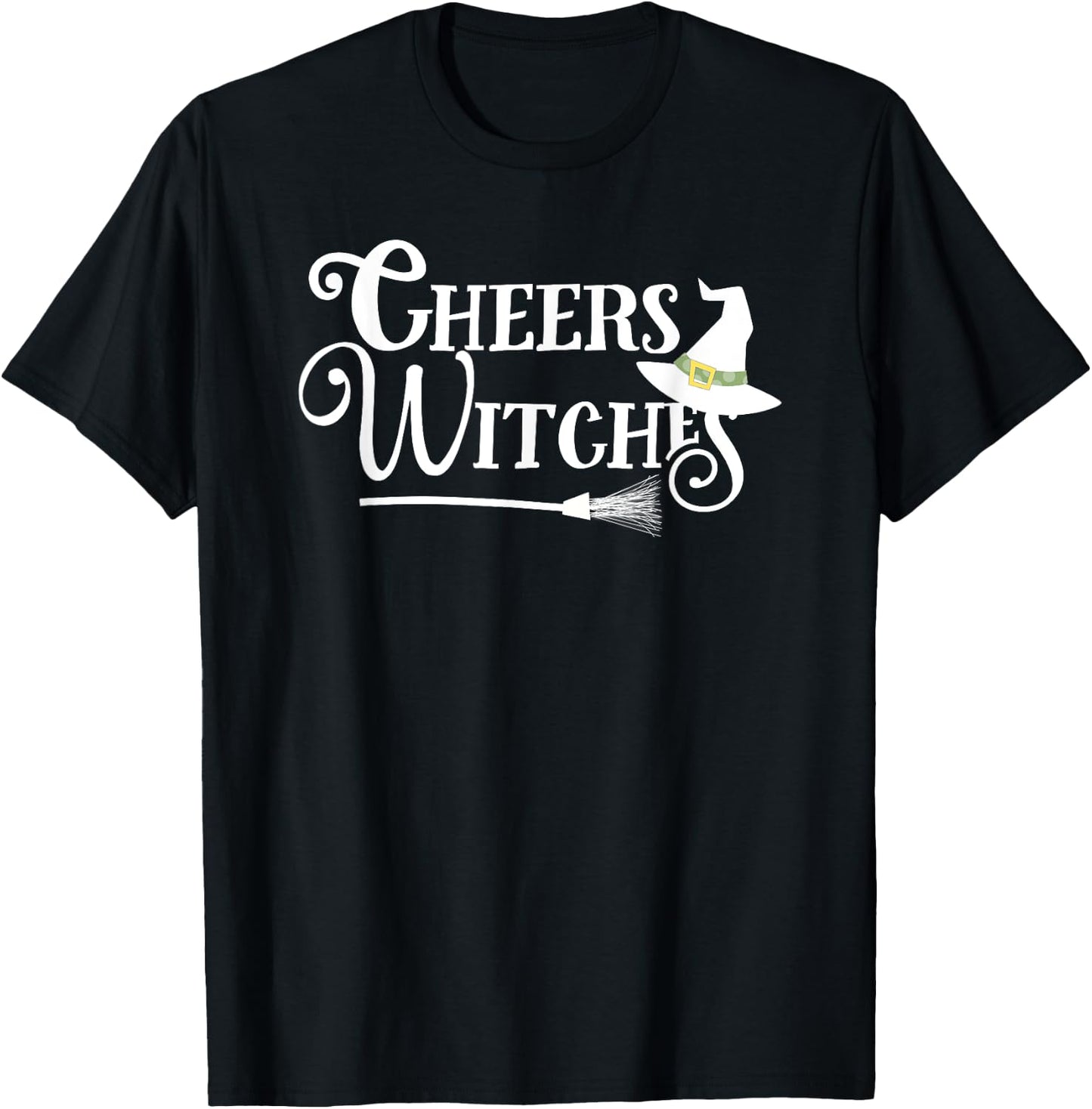 Cheers Witches! - Fun Witch Halloween Shirt T-Shirt - T-Shirt | Black