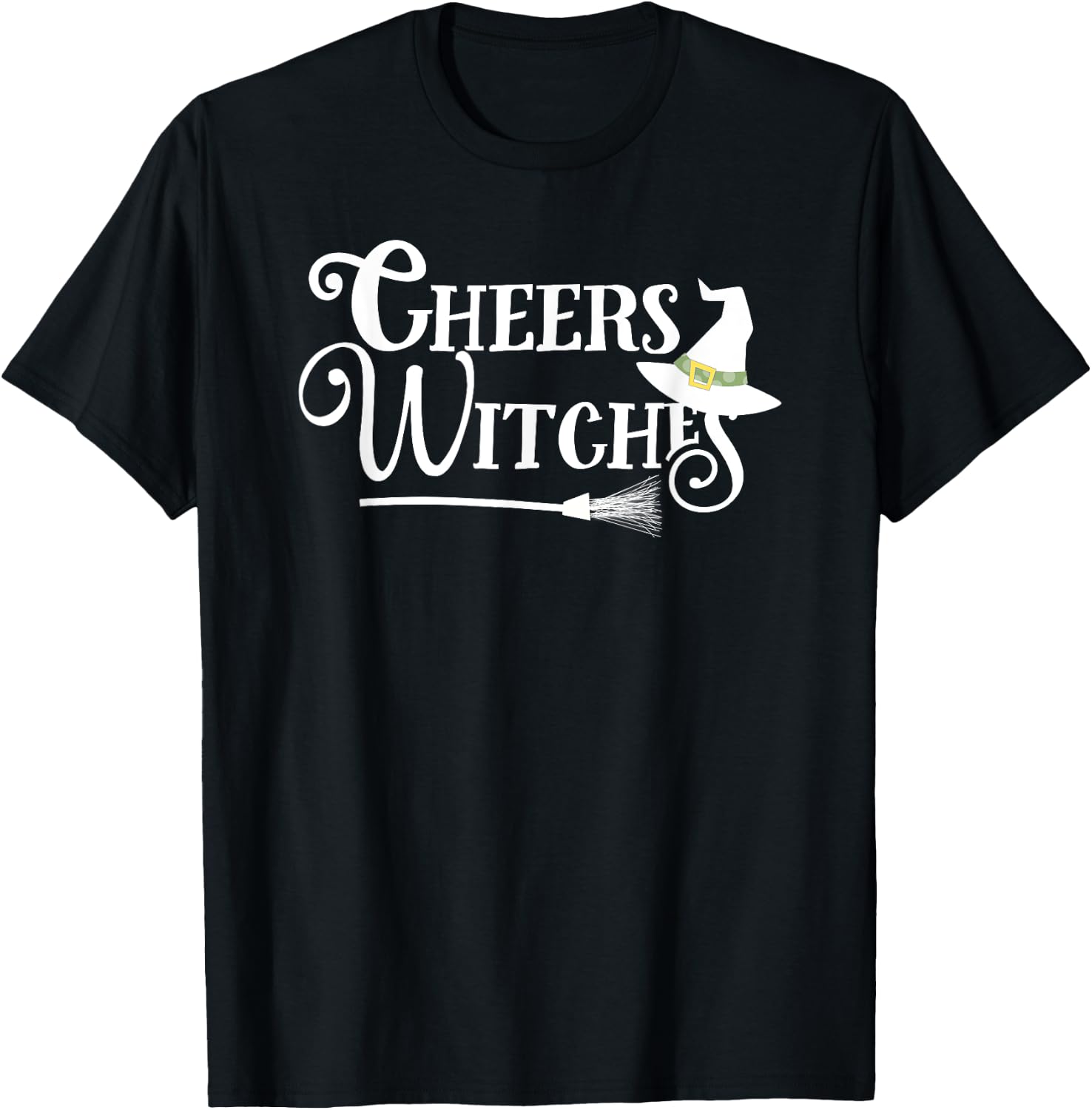 Cheers Witches! - Fun Witch Halloween Shirt T-Shirt - T-Shirt | Black