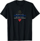 My Duty Keep Him Strong Wife Girlfriend LEO Police T T-Shirt - T-Shirt | Black