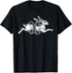 Jumping Portals Jackrabbit - Wormhole Hare Circus T-Shirt - T-Shirt | Black