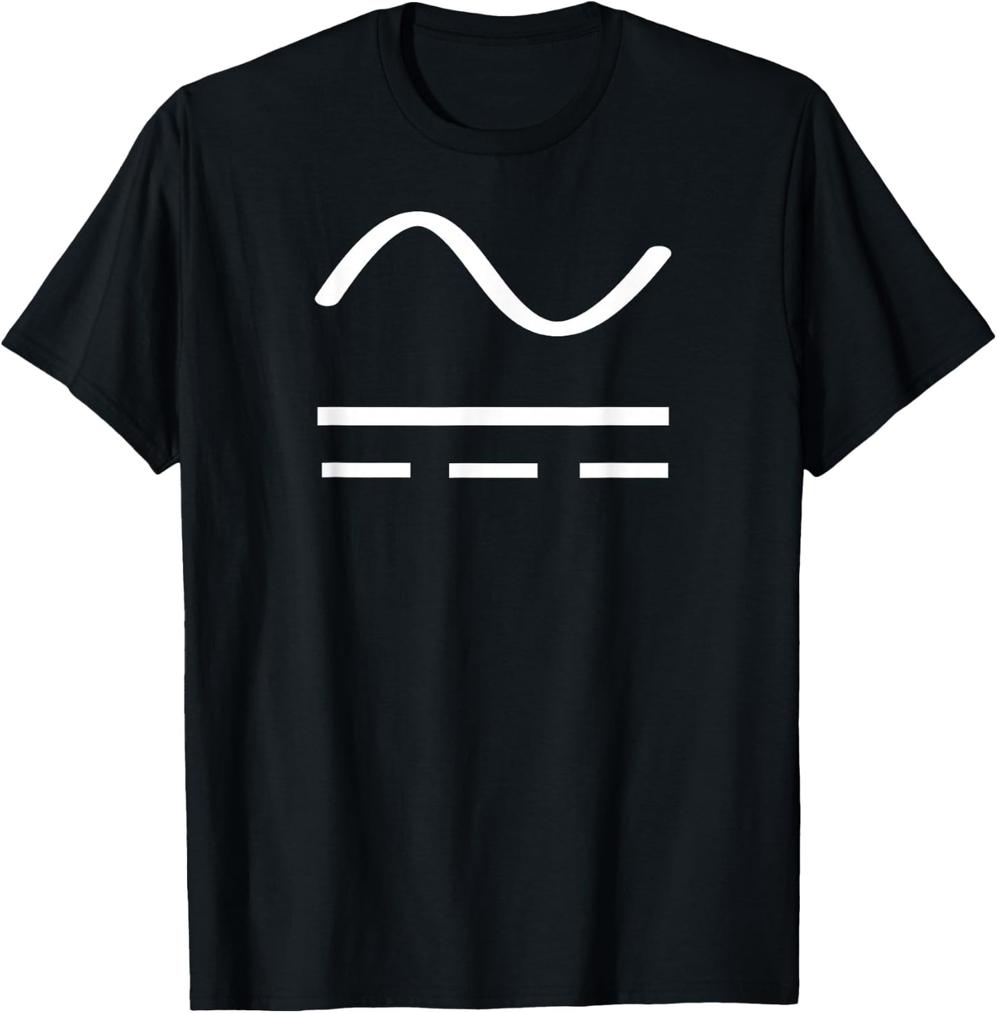 Funny Electrician Design Electrical AC or DC Current T-Shirt - T-Shirt | Black
