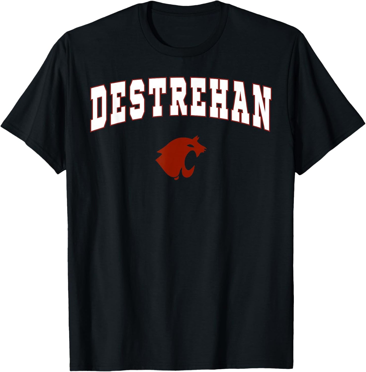 Destrehan High School Wildcats C2 T-Shirt - T-Shirt | Black