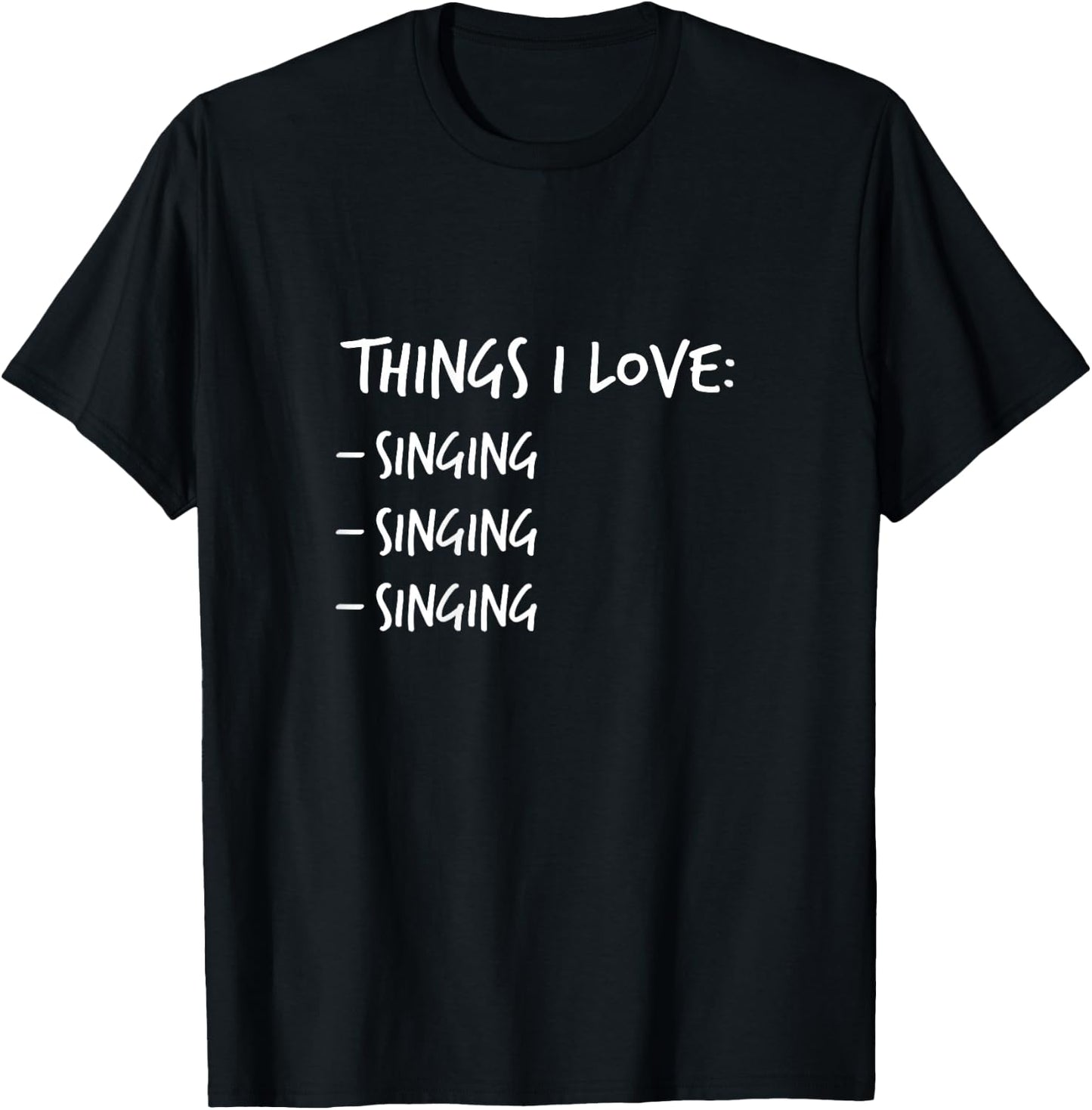 Funny Singing teen music lovers xmas T-Shirt - T-Shirt | Black