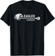 Franklin County Lacrosse Club Horizontal Eagle T-Shirt - T-Shirt | Black