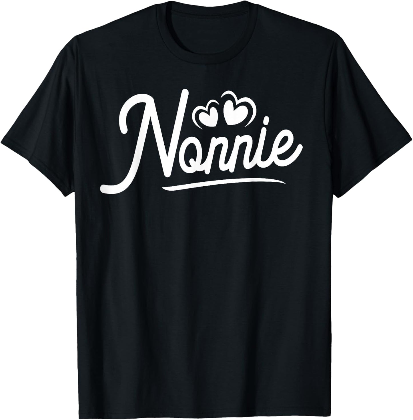 Nonnie Shirts Nonnie Birthday Gifts Cute Nonnie T-Shirt - T-Shirt | Black