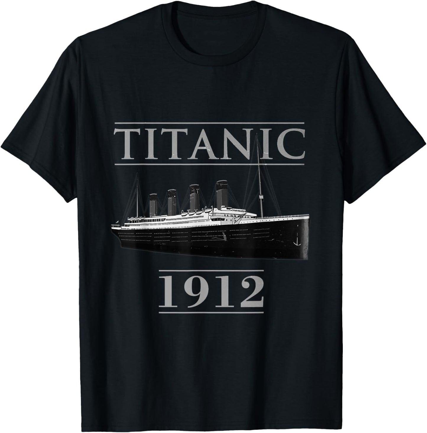 Titanic Youth Voyage Famous RMS Titanic 1912 Shirt T-Shirt - T-Shirt | Black