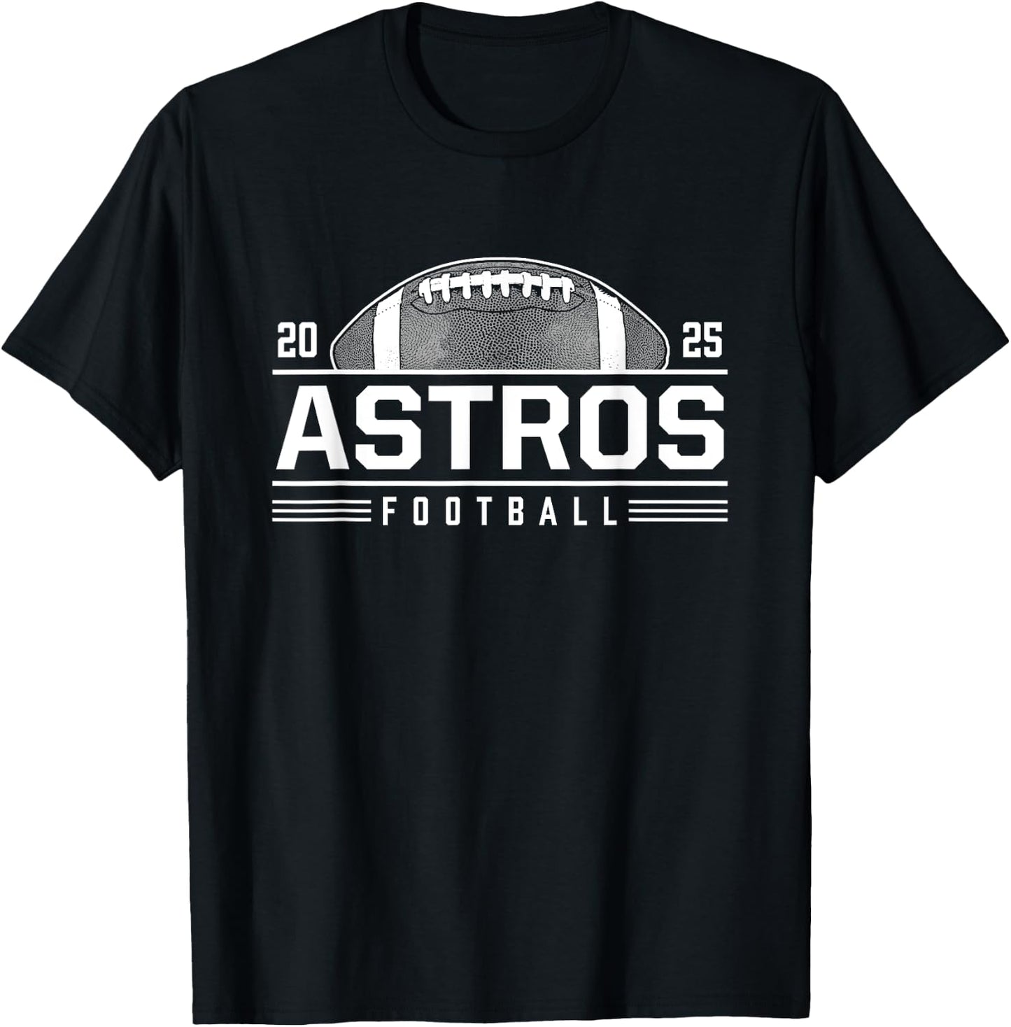 Astros Pinkerton Football 2025 HS T-Shirt - T-Shirt | Black