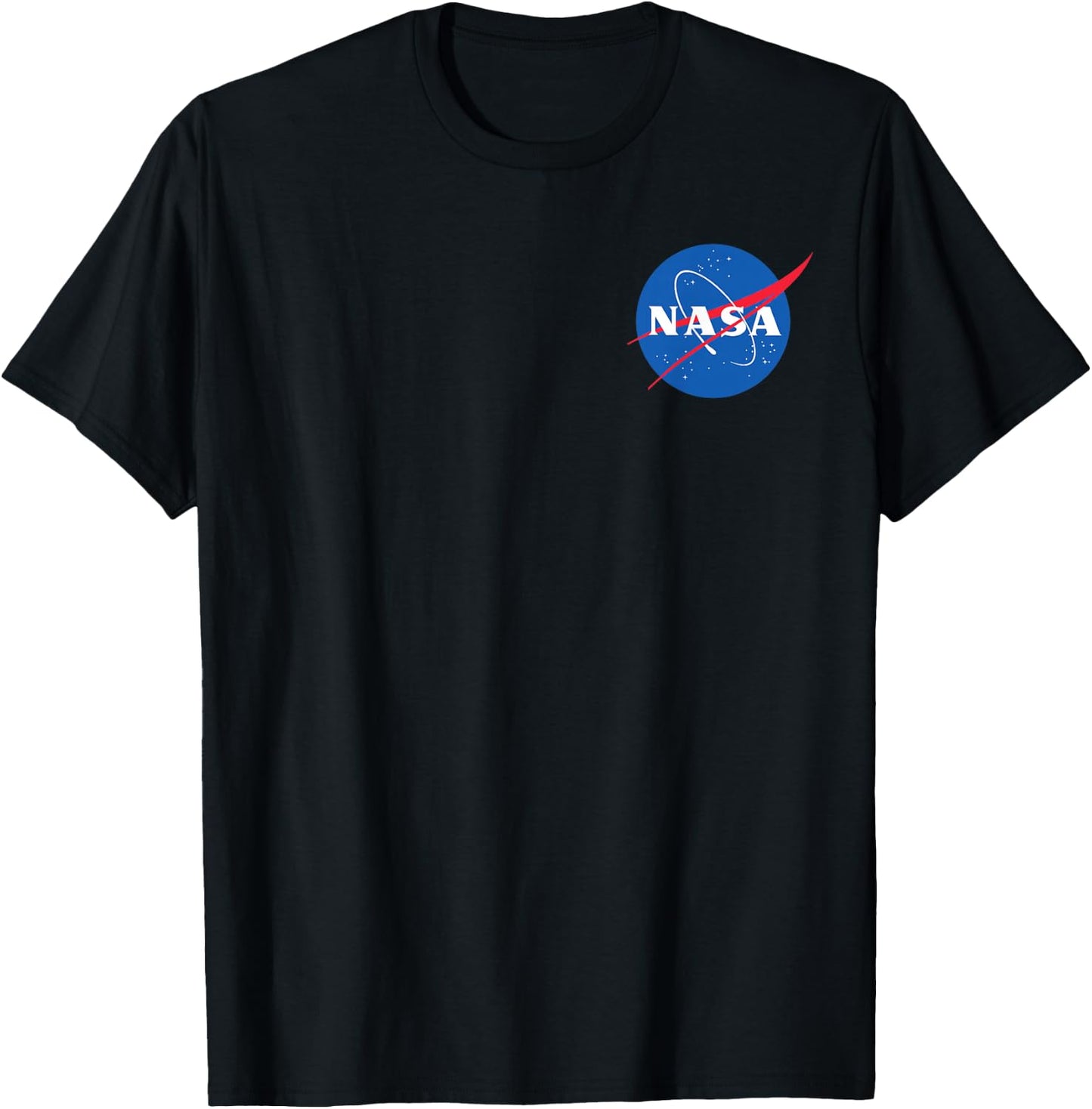 NASA Shirt - Chest Meatball Logo T-Shirt - T-Shirt | Black
