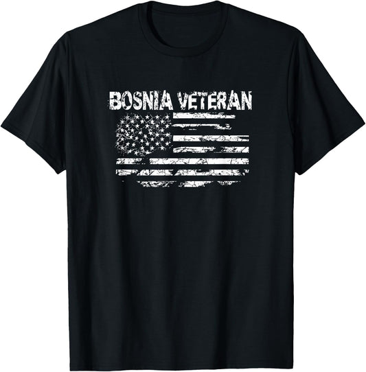 Bosnia Veteran Shirt T-Shirt - T-Shirt | Black