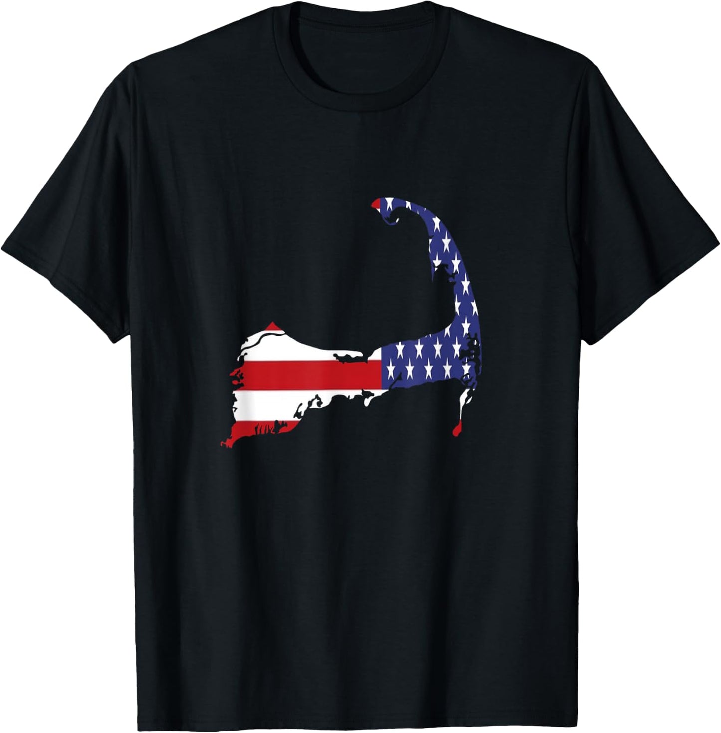 USA Cape Cod T-Shirt - T-Shirt | Black