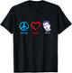 Peace Love Pete Buttigieg T-Shirt - T-Shirt | Black