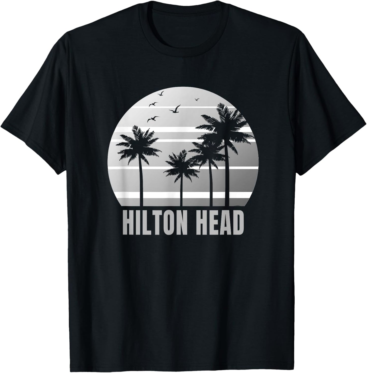 Hilton Head Island South Carolina Vacation T-Shirt - T-Shirt | Black