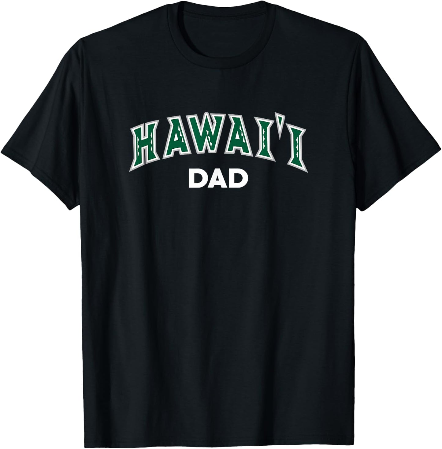 University of Hawaii Rainbow Warriors Dad T-Shirt - T-Shirt | Black