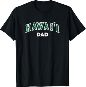 University of Hawaii Rainbow Warriors Dad T-Shirt - T-Shirt | Black