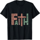 Bible Verses of Faith T-Shirt - T-Shirt | Black