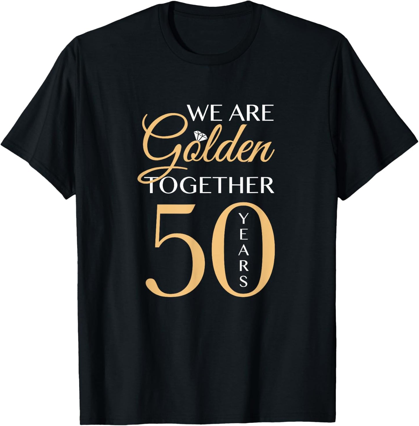 50th Wedding Anniversary T-Shirt - T-Shirt | Black