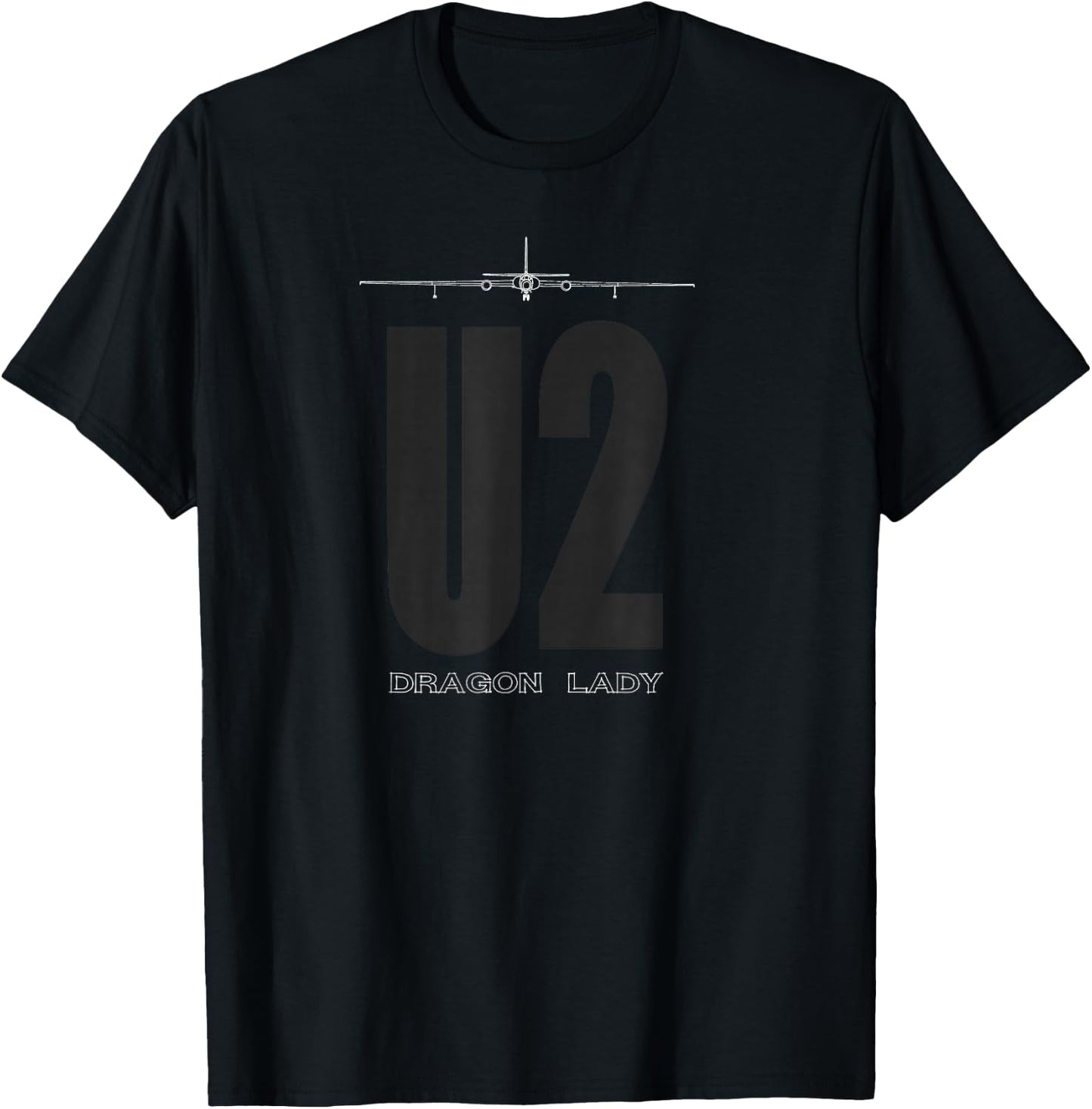 U2 Dragon Lady Spy Tarpaulin T-Shirt - T-Shirt | Black