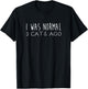 I Was Normal 3 Cats Ago Design Funny Cat Quote T-Shirt - T-Shirt | Black
