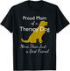 Therapy Dog | Therapy Dog Mom | Canine Volunteer Men Women Kids T-Shirt - T-Shirt | Black