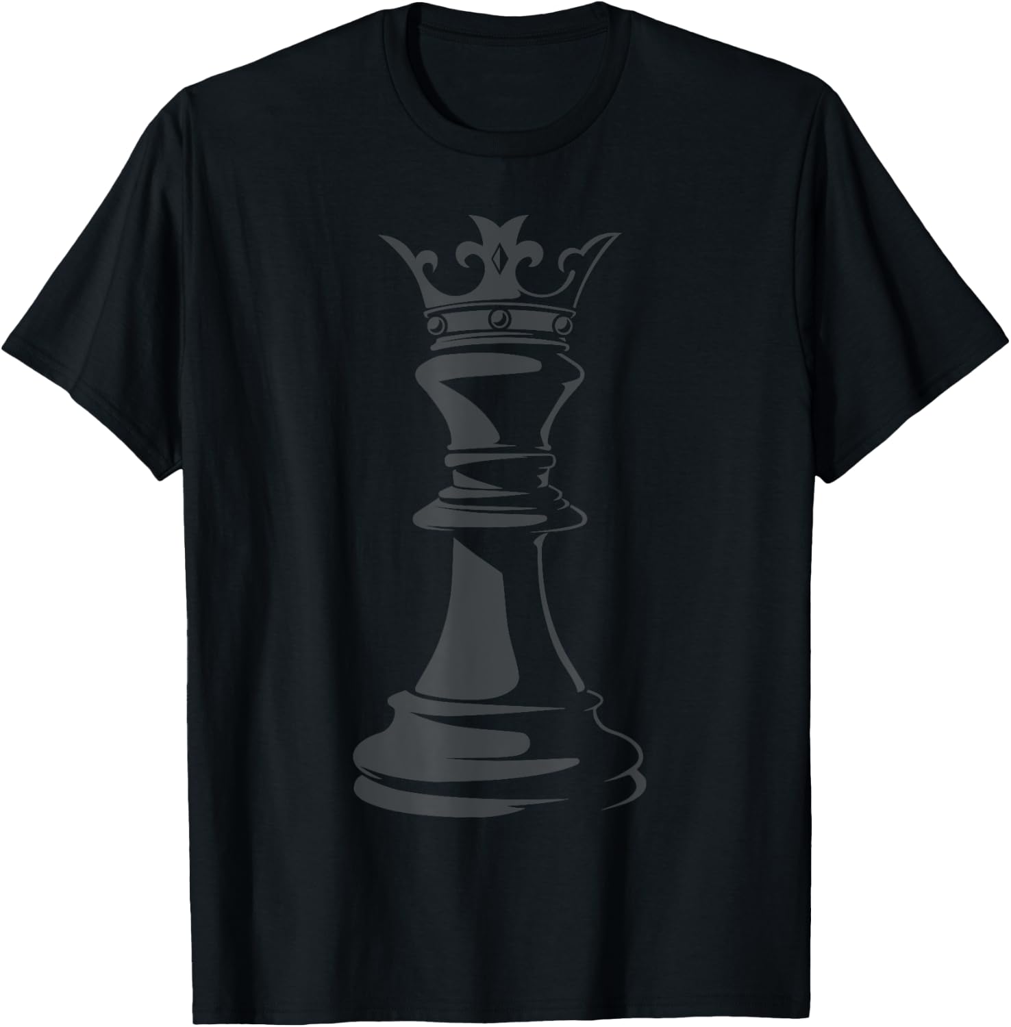 Black Queen Chess Piece Costume Chess Lover Chess Club Retro T-Shirt - T-Shirt | Black