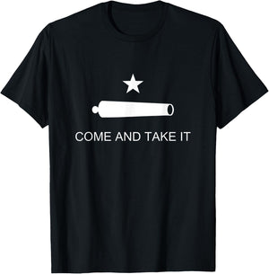 Come and Take It Battle of Gonzales Texas Small T-Shirt - T-Shirt | Black